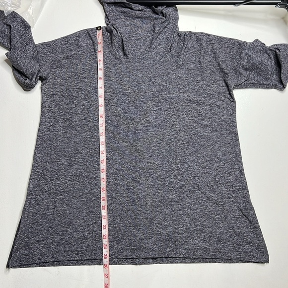 Lululemon Turtleneck Oversized Boxy Top in Heathered Black - Picture 5 of 6